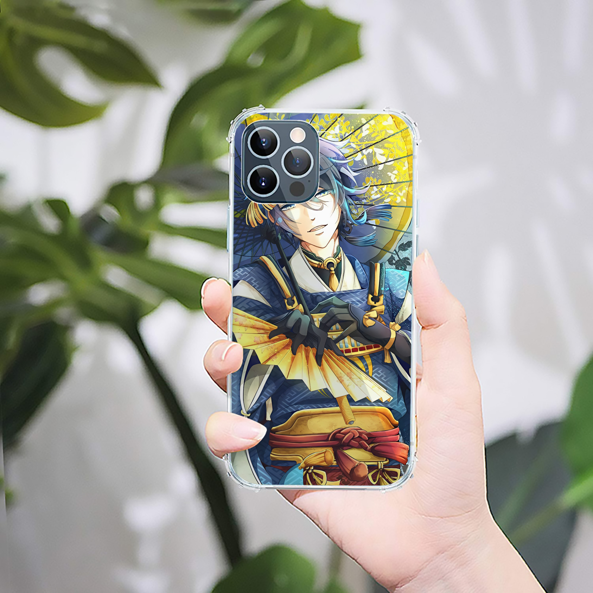 （画像用） 刀剣乱舞 Touken Ranbu 【iPhone 12シリーズ対応】透明スマホケース（クリアソフトケース）